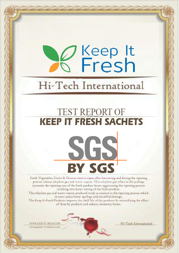  KIF Sachets Test Report